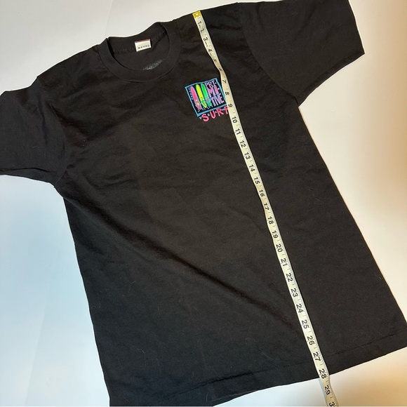 Vintage 90s Primitive Surf Team T Shirt Hawaii Neon Single Stitch - Picture 8 of 8